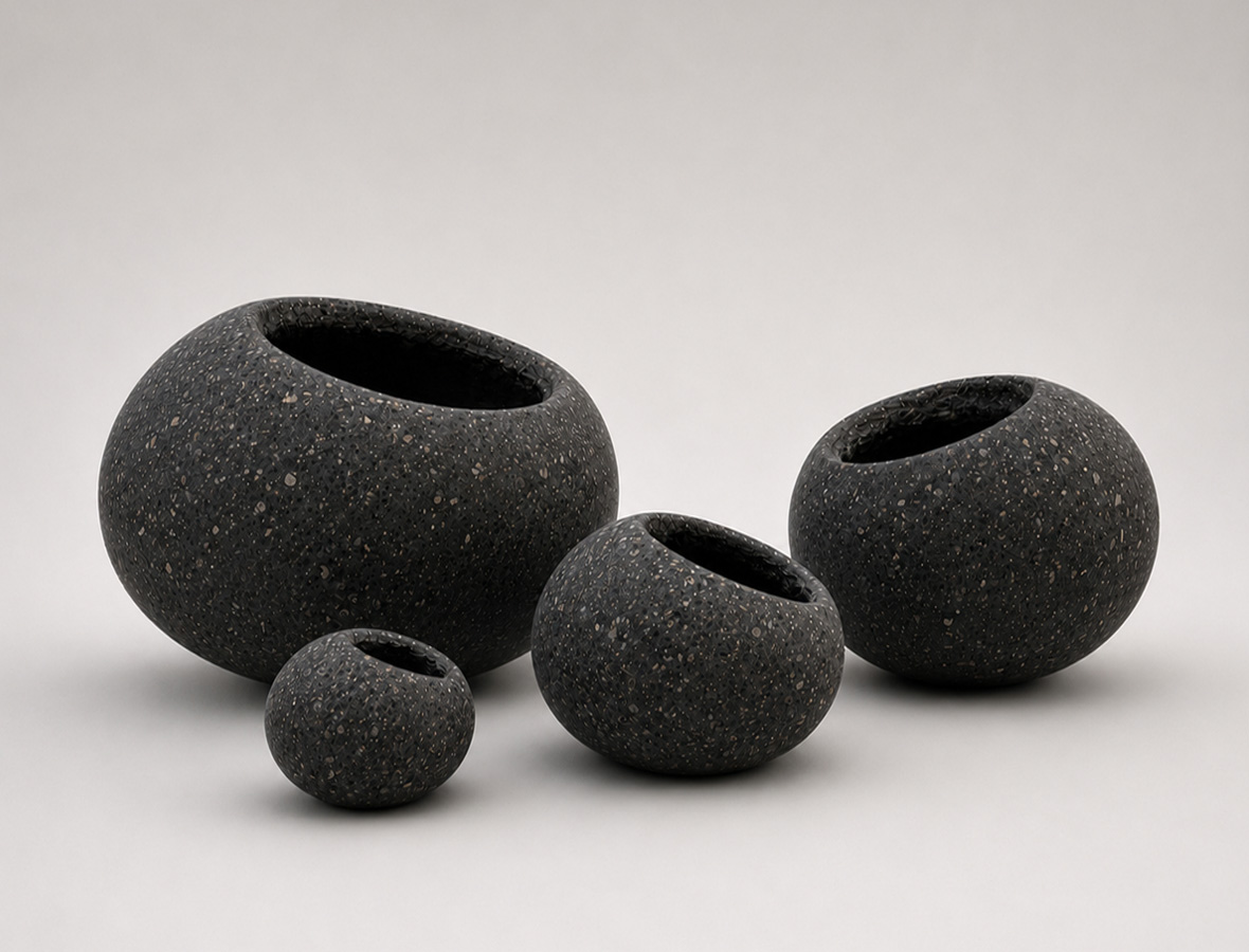 Terrazzo Pebble Planters