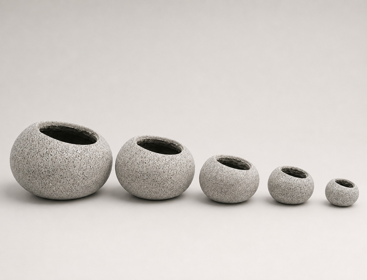 Terrazzo Pebble Planters