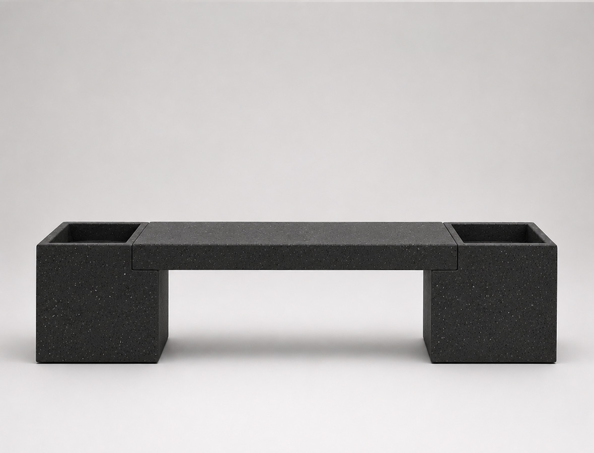 Terrazzo Bench X Planters