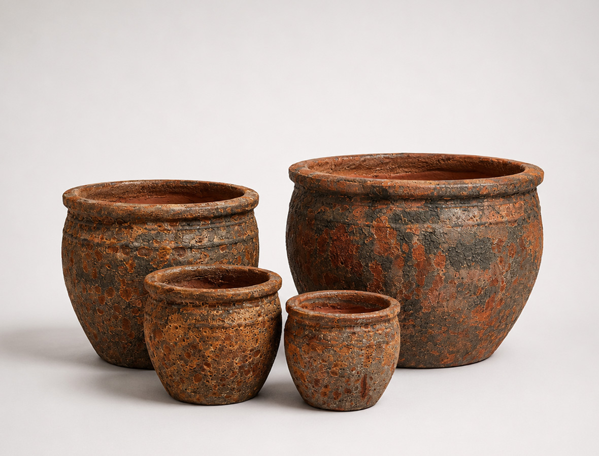 Rustic Coin Pot