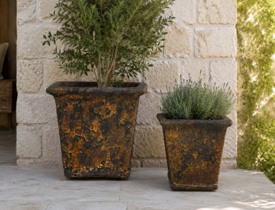 Rustic Squared Planter
