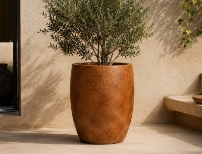 Rustic Wine Glass